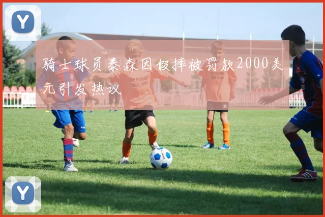 骑士球员泰森因假摔被罚款2000美元引发热议